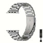 Bracelet Métal Acier Inoxydable pour Apple Watch – Élégant & Ajustable avec Outil Inclus (Argent, Noir ou Rose)