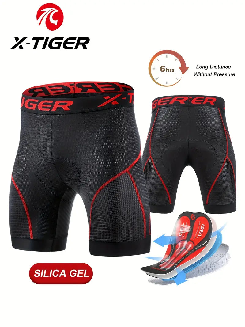 Cuissard vélo rembourré en gel – Short cyclisme respirant et anti-choc pour longues distances