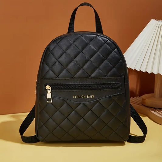 Sac à dos femme élégant en simili cuir matelassé – Chic et pratique pour le quotidien