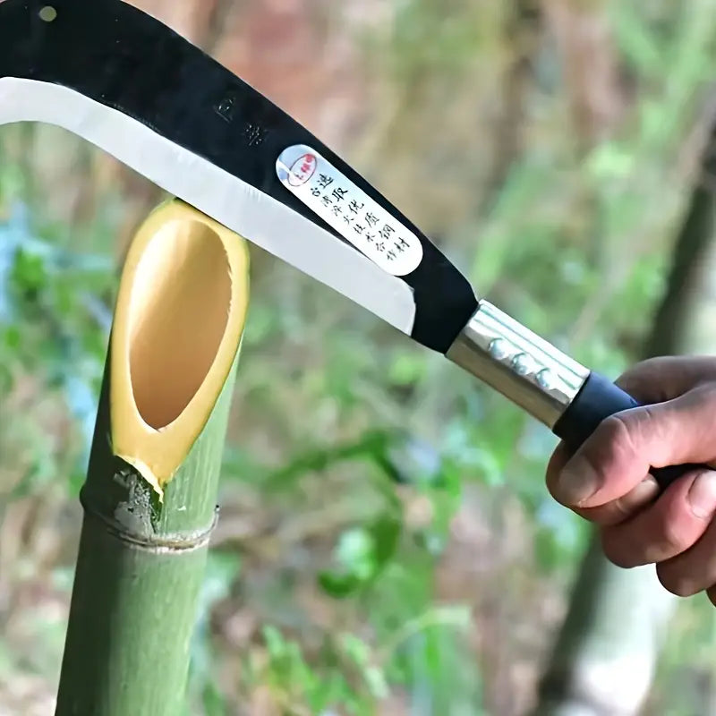 Serpe de Jardin en Acier Trempé – Outil de Coupe Manuel pour Branches, Arbustes et Bois