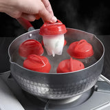 Lot de 2 Cuisoires Œufs Pochés Silicone Antiadhésifs