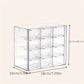 Boîte de Rangement Transparent à Tiroirs – Organiseur Multi-Cases pour Perles, Bijoux et Loisirs Créatifs
