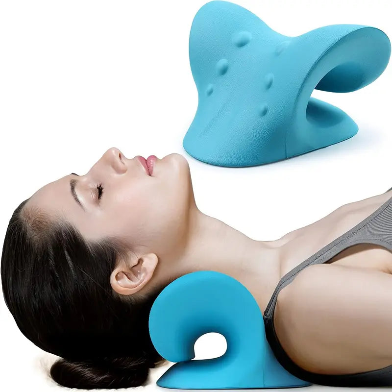 Appui Cervical Ergonomique – Oreiller de Traction pour Soulager les Douleurs à la Nuque et aux Cervicales