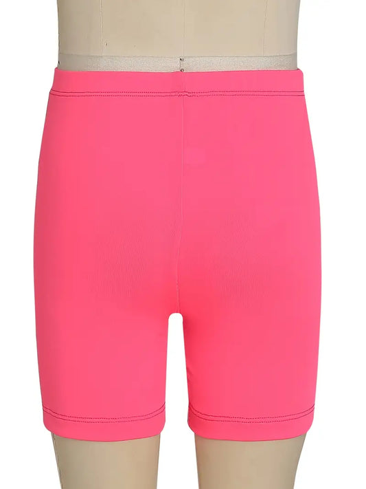 Short Cycliste Fille Fluorescent – Pantalons Confortables pour Sport et Loisirs