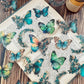 Stickers Papillons Vintage – Autocollants Esthétiques Transparente pour Papeterie, Journal Intime et Scrapbooking