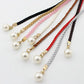 Ceinture femme fine tressée rouge avec perles – Accessoire chic et élégant