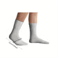 Lot de 6 Paires de Chaussettes Médicales Blanches – Respirantes, Sans Couture, Idéales Diabétiques