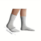 Lot de 6 Paires de Chaussettes Médicales Blanches