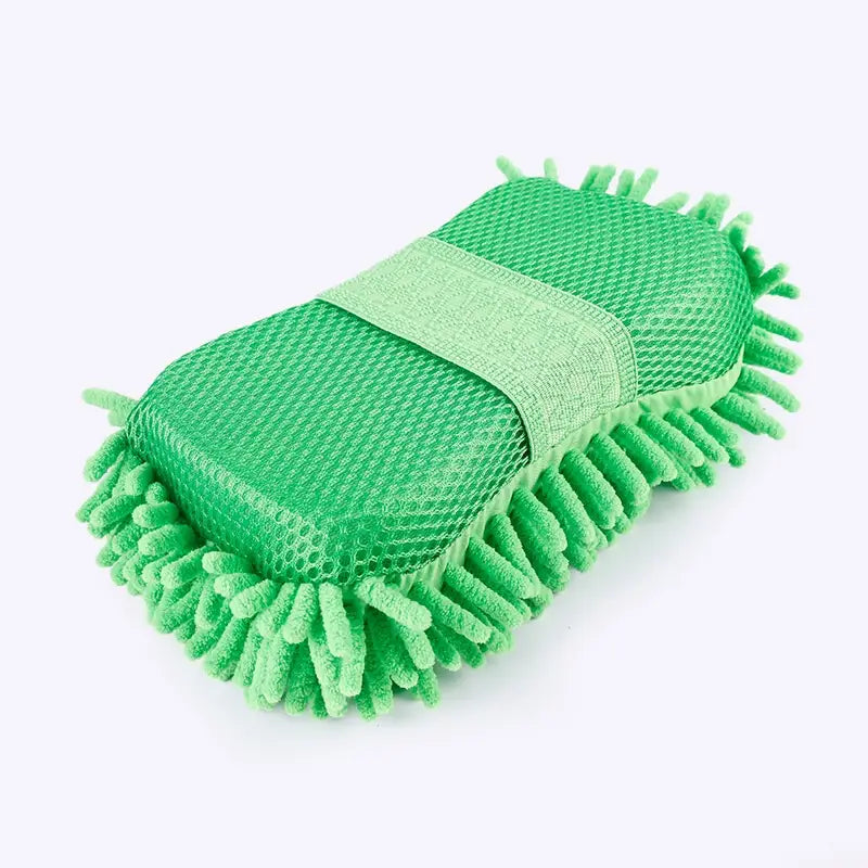 Éponge microfibre voiture – Gant de lavage chenille ultra-absorbant pour entretien carrosserie