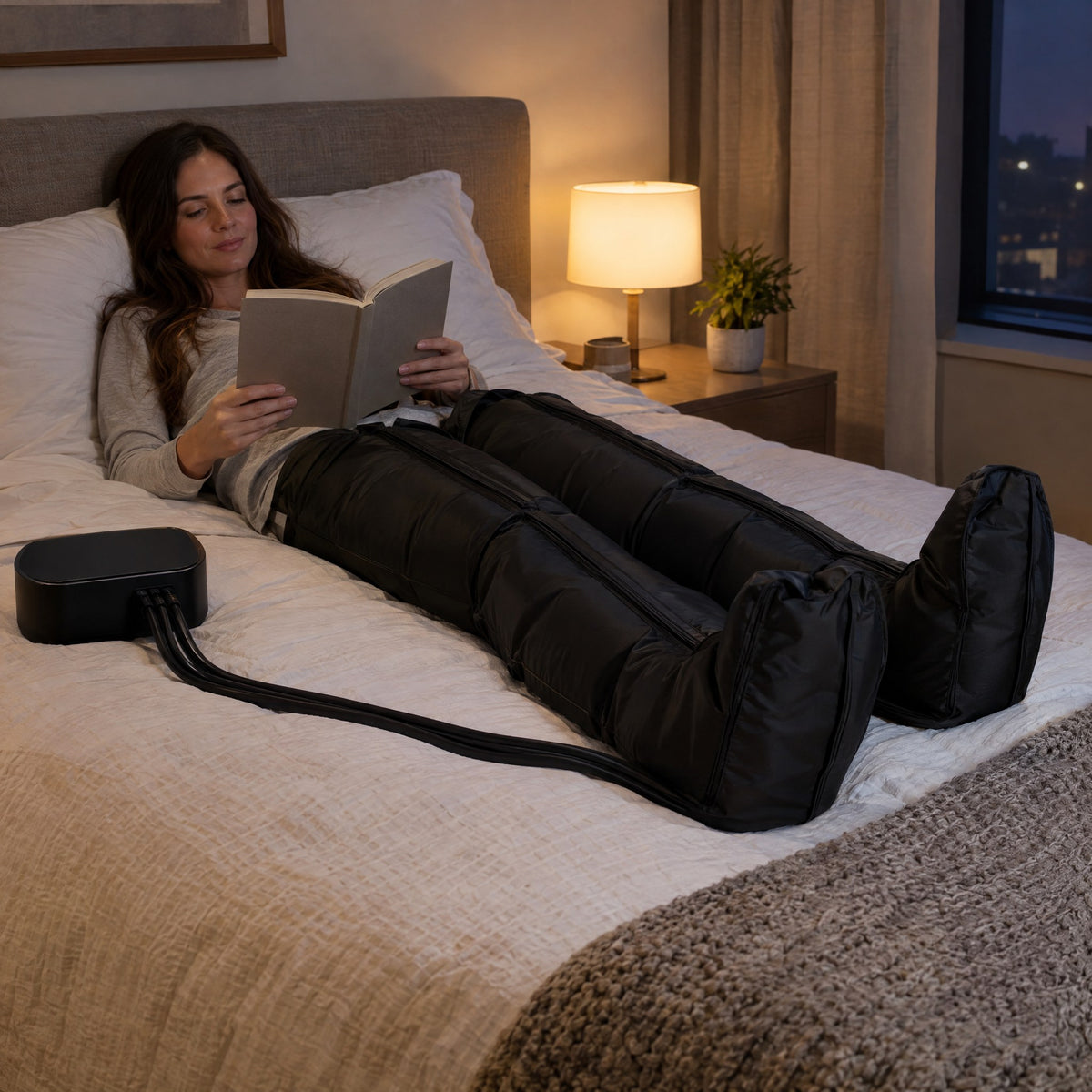 Bottes de Pressothérapie – Massage des Jambes par Compression d'Air