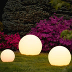 Boule Lumineuse LED de Jardin 16 Couleurs avec Télécommande – USB ou Solaire