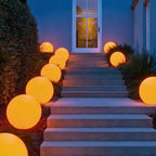 Boule Lumineuse LED de Jardin 16 Couleurs avec Télécommande – USB ou Solaire