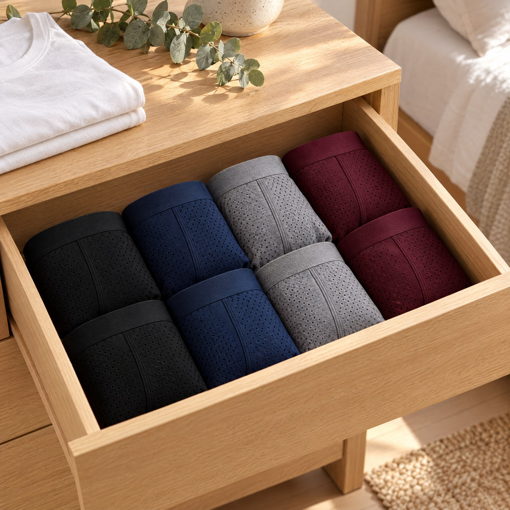 Boxer Homme en Fibre de Bambou – Doux, Respirant et Confortable au Quotidien