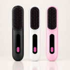 Brosse Chauffante Sans Fil pour Cheveux Courts – Picots Céramique, USB-C