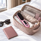 Brosse Chauffante Sans Fil pour Cheveux Courts – Lissage et Coiffage Rapide