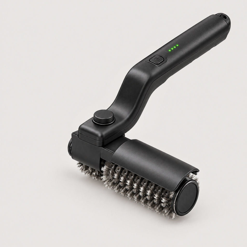 Brosse Électrique pour Grille de Barbecue Sans Fil – Tête Rotative, USB-C