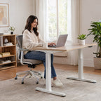 Bureau Assis-Debout Électrique – Hauteur Réglable d'un Simple Bouton