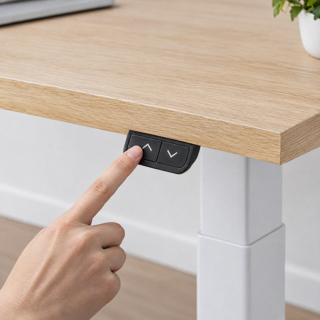 Bureau Assis-Debout Électrique – Hauteur Réglable d'un Simple Bouton