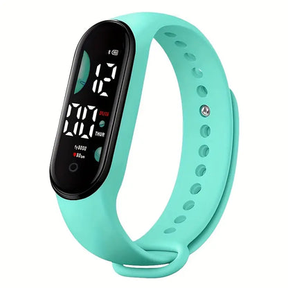 Montre connectée femme bracelet silicone jaune – Smartwatch sport et fitness