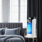 Ventilateur Refroidisseur d’Air avec Écran Tactile LED – Purificateur Silencieux 4 en 1 avec Minuterie, Brumisation et Vitesses Réglables