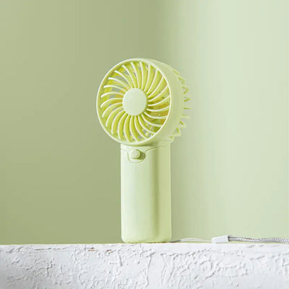Mini Ventilateur Portable USB – Silencieux, Rechargeable et Léger, Idéal pour l’Été et les Déplacements