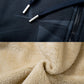Manteau Épaissi en Polaire à Capuche pour Homme
