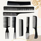 Lot de 8 Peignes Professionnels de Coiffure – Antistatiques, Résistants à la Chaleur, Idéal Salon ou Maison