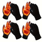 Gants chauffants femme hiver – Gants tactiles tricotés thermiques écran tactile, mains toujours au chaud