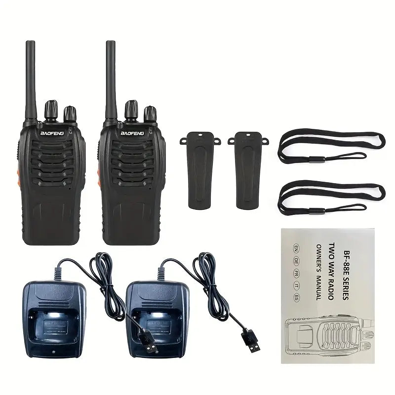 Talkie-Walkie Baofeng PMR 446MHz – Radio Portable Longue Portée pour Communication Sécurisée