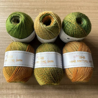 Pelote de Laine Multicolore Dégradée – Fil Doux pour Crochet & Tricot Automne