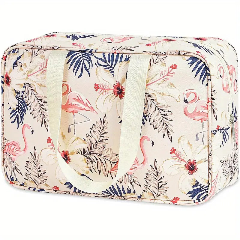 Trousse de toilette grand format à motifs éléphants  Style ethnique chic