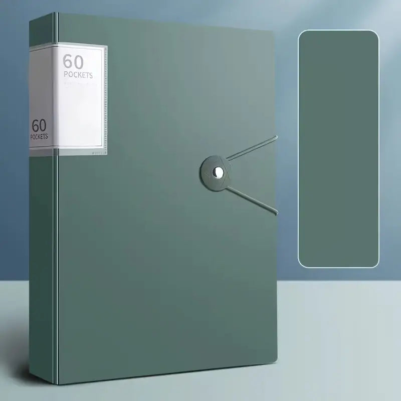 Classeur de Rangement 60 Pochettes – Organisation et Archivage Professionnel pour Magasins et Bureaux