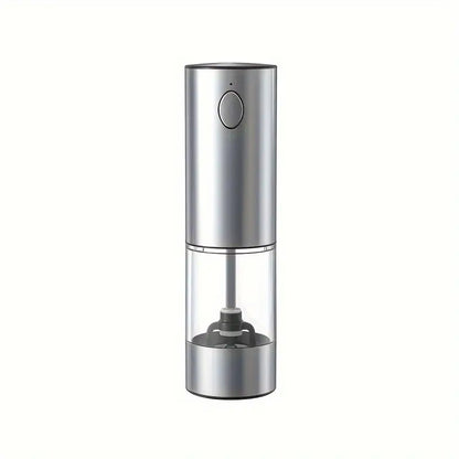 Moulin à Poivre Électrique Rechargeable – Broyeur Inox avec Réservoir Transparent