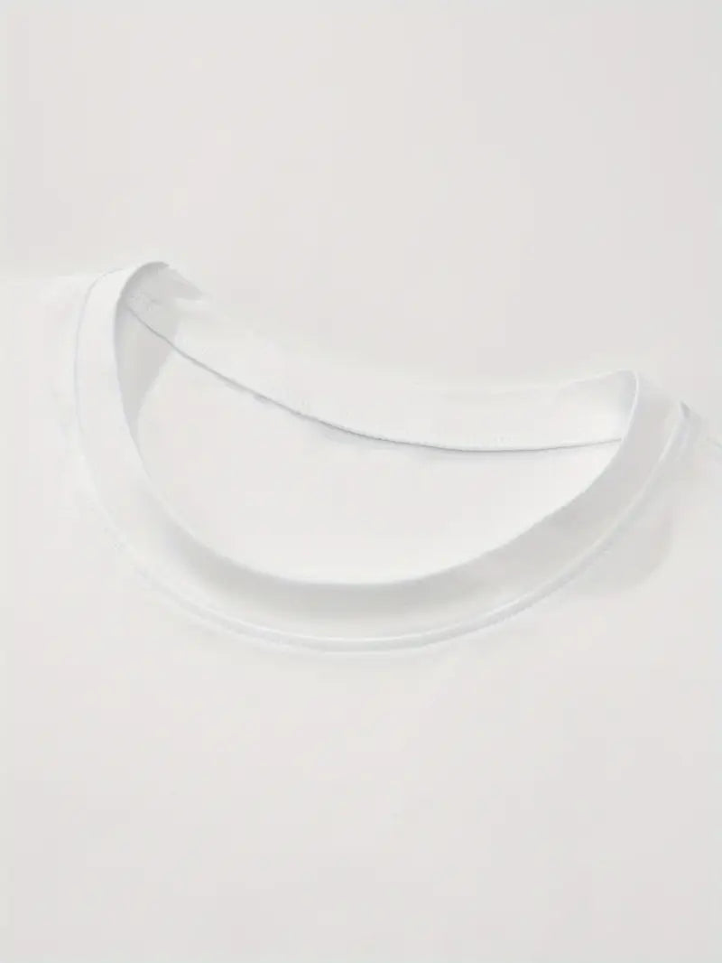 Lot de 3 T-shirts Garçon Unis – Hauts Enfant Coton Confort Blanc, Gris et Noir