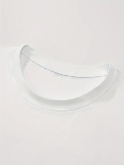 Lot de 3 T-shirts Garçon Unis – Hauts Enfant Coton Confort Blanc, Gris et Noir