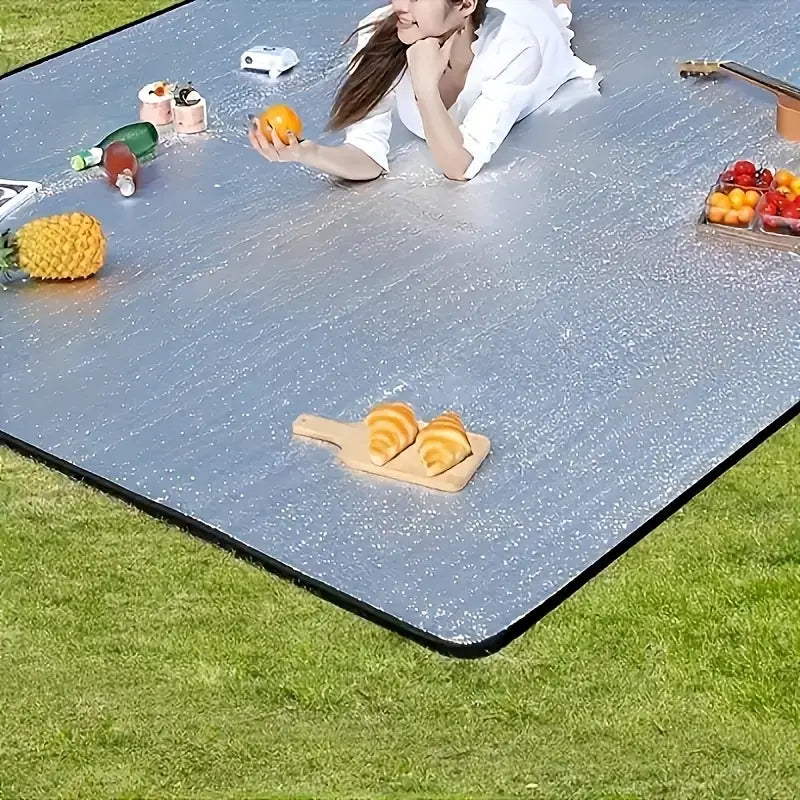 Tapis de Pique-Nique Imperméable et Antidérapant – Couverture de Camping et Plage Pliable pour Extérieur
