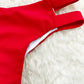 Maillot de Bain Rouge Femme Deux Pièces – Haut Volants & Culotte Découpée Sexy