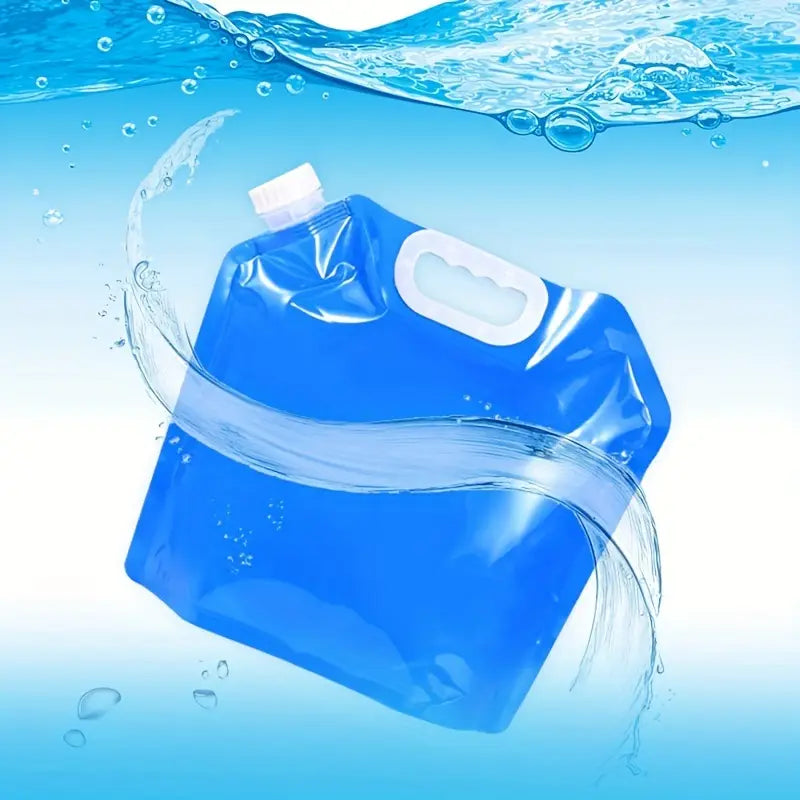 Bidon pliable 5L/10L pour Camping et Randonnée – Gourde portable étanche et légère pour eau potable