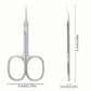 Ciseaux à Cuticules Précision – Inox Courbé pour Manucure et Pédicure Professionnelle
