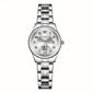 Montre femme acier bicolore argent et or – Quartz lumineux avec affichage date