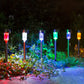 Balises Solaires LED Multicolores pour Allée et Jardin – Éclairage Extérieur Décoratif et Étanche