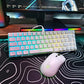 Clavier Gaming Mécanique Rétroéclairé + Souris Filaire LED – Kit Gamer Haute Performance