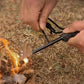 Allume-feu magnésium avec grattoir multifonction – Pierre à feu portable pour camping, survie et randonnée