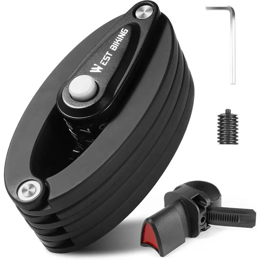 Antivol Pliable pour Vélo – Serrure de Sécurité Compacte et Résistante en Acier avec Clé