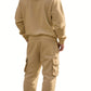 Ensemble décontracté et athlétique à capuche zippée pour homme