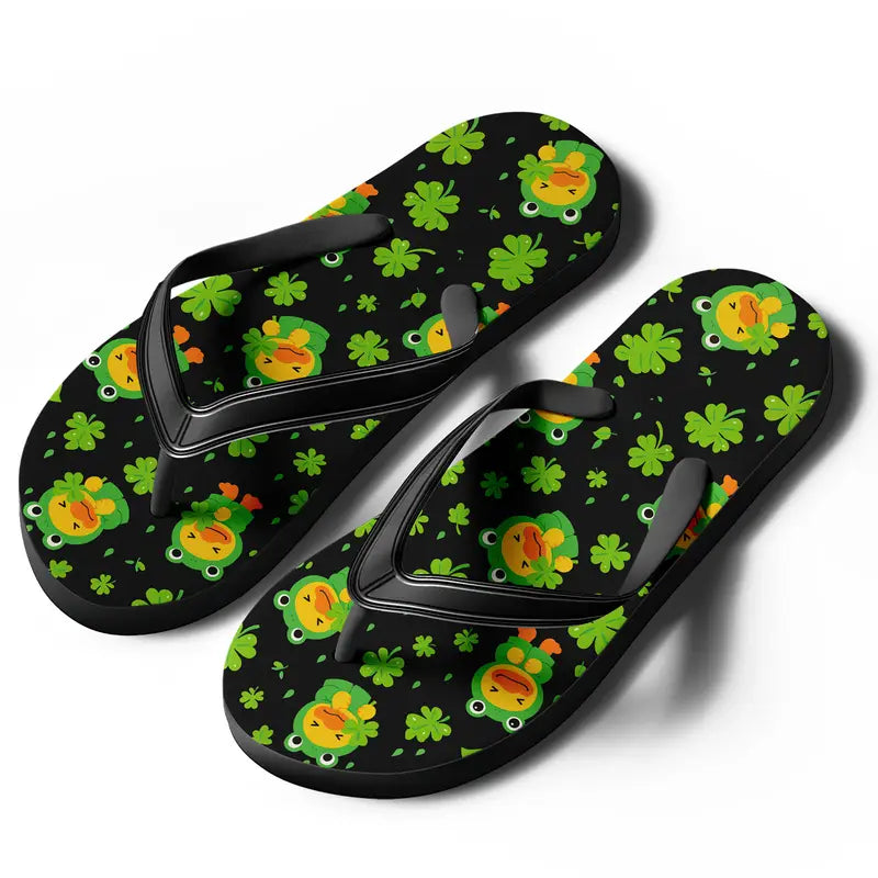 Tongs garçon motif grenouille – Sandales légères et confortables pour été et plage