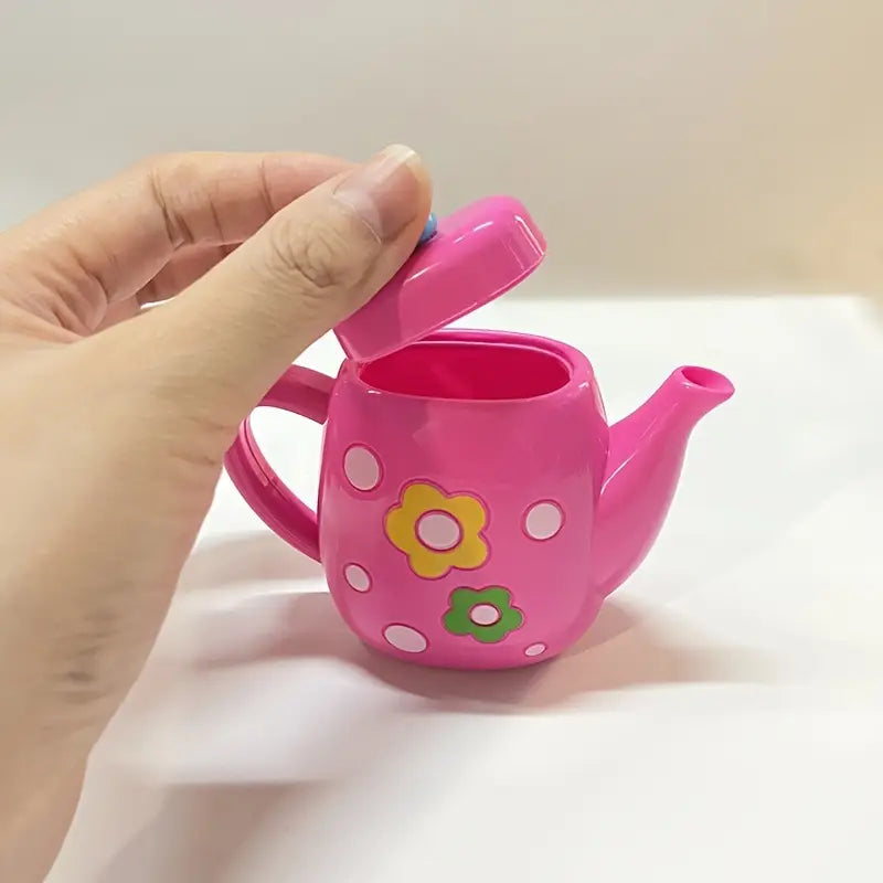 Set de Dinette Jouet pour Bébé – Service à Thé avec Tasses, Assiettes et Gâteaux Colorés