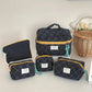 Trousse de toilette violet à motif  Set de 3 pochettes pratiques et tendance