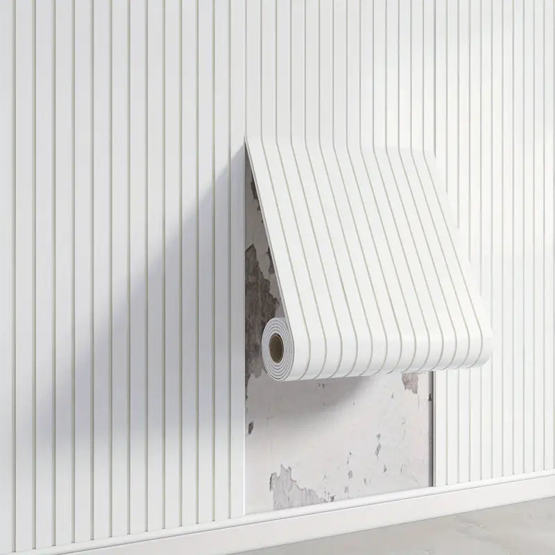 Papier Peint 3D Imitation Lames de Bois – Revêtement Mural Moderne et Facile à Poser pour Décoration Intérieure