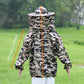 Veste anti-insectes camouflage avec voile protecteur – Répulsif antiparasitaire idéal pour plein air et jardin